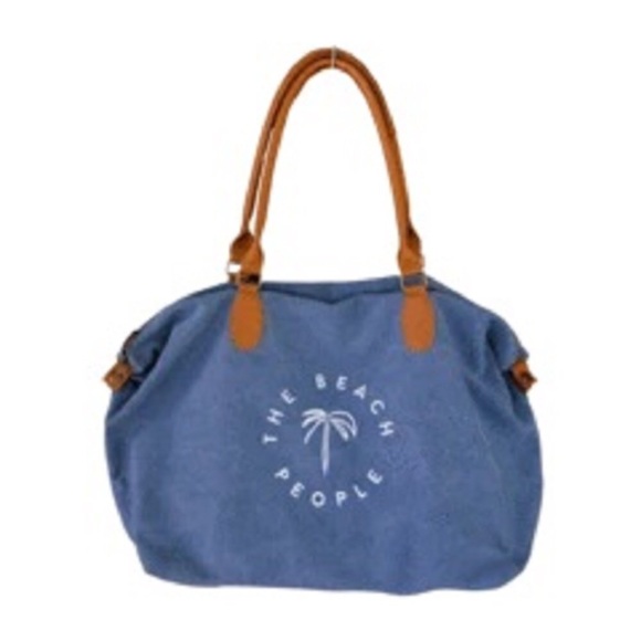 Gold Coast Weekender Bag Blue Denim - Picture 1 of 1